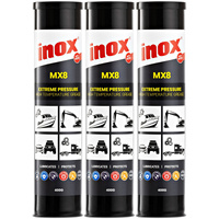 3 Pack Inox PTFE MX8 Extreme Pressure Grease Canister 400g