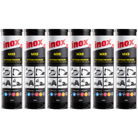 6 Pack Inox PTFE MX8 Extreme Pressure Grease Canister 450g