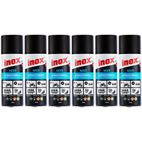 6 Pack Inox MX5 Plus Extreme Pressure PTFE Lubricant Aerosol Spray 300g