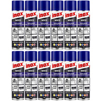 12 Pack Inox MX12 PTFE Supa Glide Extreme Pressure Dry Lubricant Aerosol 175g