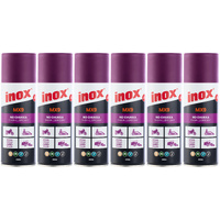 6 Pack Inox MX9 No Chukka Dry Chain Lubricant Aerosol Spray 300g