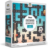 Bonza Crossword Jigsaw Puzzles Three Assorted Design 100 Pieces
