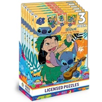 Crown Disney Stitch Frame Tray Jigsaw Puzzles 3 Pack