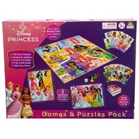 Crown Disney Princess Games & Puzzles Pack for Children Ages 3+