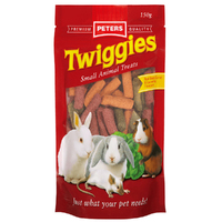 Peters Twiggies Small Animals Treat Sticks 4 x 150g