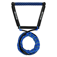 Masterline Suede Kneeboard Handle & Rope Combo Blue