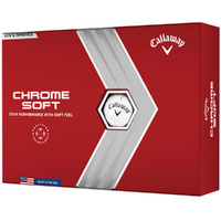 Callaway Chromesoft White Golf Balls 1 Dozen