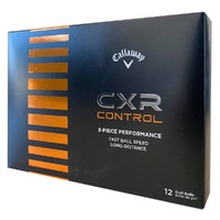 Callaway CXR Control White Golf Balls 1 Dozen