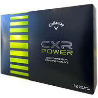 Callaway CXR Power White Golf Balls 1 Dozen