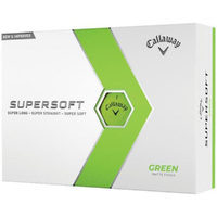 2023 Callaway Supersoft Green Matte Golf Balls 1 Dozen