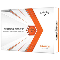 Callaway Supersoft Orange Matte Golf Balls 1 Dozen