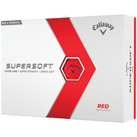 Callaway Supersoft Red Matte Golf Balls 1 Dozen