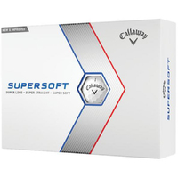 Callaway Supersoft White Golf Balls 1 Dozen