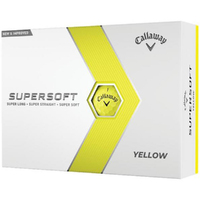 Callaway Supersoft Yellow Golf Balls 1 Dozen