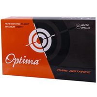 Optima Pure Distance White Golf Balls 15 Pack