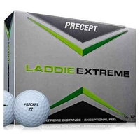 Precept Laddie Extreme White Golf Balls 1 Dozen
