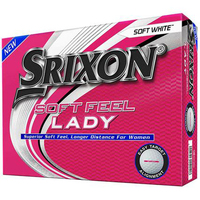 Srixon Soft Feel Lady White Golf Balls 1 Dozen