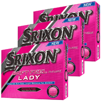 3 Dozen Brand New Srixon Soft Feel Ladies Passion Pink Golf Balls