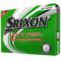 Srixon Soft Feel White Golf Balls 1 Dozen