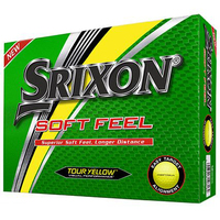 Srixon Soft Feel Yellow Golf Balls 1 Dozen