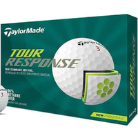 TaylorMade Tour Response White Golf Balls 1 Dozen