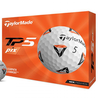 2021 TaylorMade TP5 Pix White Golf Balls 1 Dozen