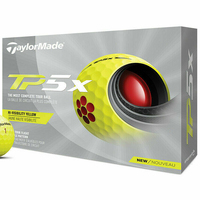 2021 TaylorMade TP5x Yellow Golf Balls 1 Dozen