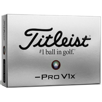 Titleist Pro V1x Left Dash White Golf Balls 1 Dozen