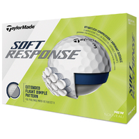 TaylorMade Soft Response White Golf Balls 1 Dozen