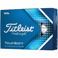 Titleist Tour Soft White Golf Balls 1 Dozen