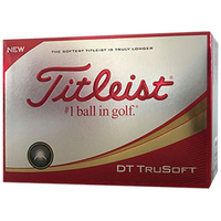 Titleist DT TruSoft White Golf Balls 1 Dozen