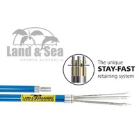 LAND & SEA ANODISED HAND 2M SPEAR - AVAILABLE IN EITHER 2 PIECE OR 3 PIECE