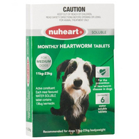Nuheart Medium Dogs Easydose Soluble Heartworm Tablets 
