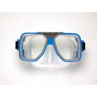 LAND & SEA DIPLOMAT TWIN LENS CLEAR SILICONE MASK - QUALITY SILICONE RUBBER