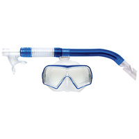 LAND & SEA HAYMAN SILICONE MASK & SNORKEL SET - WIDE ANGLE TWIN LENS SET