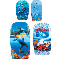 PALM BEACH CHILDRENS BODY BOARDS WITH LEASH - 4 SIZES AVAILABLE