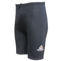 LAND & SEA LADIES 2MM NEOPRENE FLATLOCKED SHORTS - BLACK