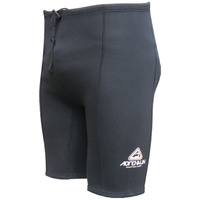 LAND & SEA JUNIOR 2MM NEOPRENE FLATLOCKED SHORTS - BLACK