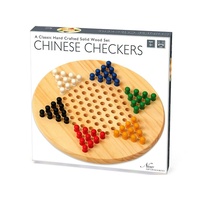 CHINESE CHECKERS, SOLID WOOD (NEW01249)