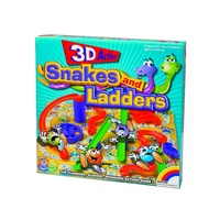 3D ACTION SNAKES & LADDERS (NEW01380)
