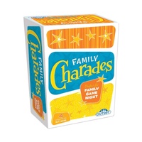 Outset Media Family Charades Retro Design 2+ Teams Ages 10+