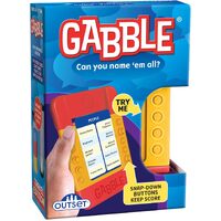 Outset Media Gabble Can You Name Em All Travel Edition Card Game (OUT11700)