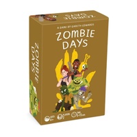Outset Media Zombie Days Fast-Paced Card Game 2-Players Ages 6+