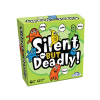 Outset Media Silent But Deadly Family Card Game 2-6 Players Ages 8+ (OUT13292)