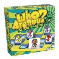 Who Are You? The Dippy Dino Edition Board Game 2-Players Ages 6+