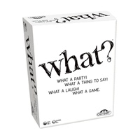 Outset Media What? Party Game New Design 5+ Players Ages 14+