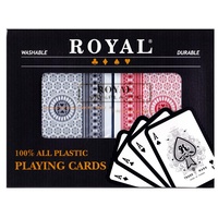 ROYAL 100% PLASTIC DOUBLE DECK (PC310033)