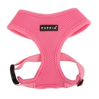 Puppia Soft Polyester Adjustable Dog Harness Pink Large