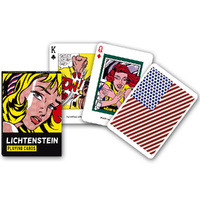 Piatnik Roy Lichtenstein Poker Playing Cards Single Deck (PIA1640)