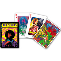 Piatnik The Sixties Poker Playing Cards Single Deck (PIA1666)